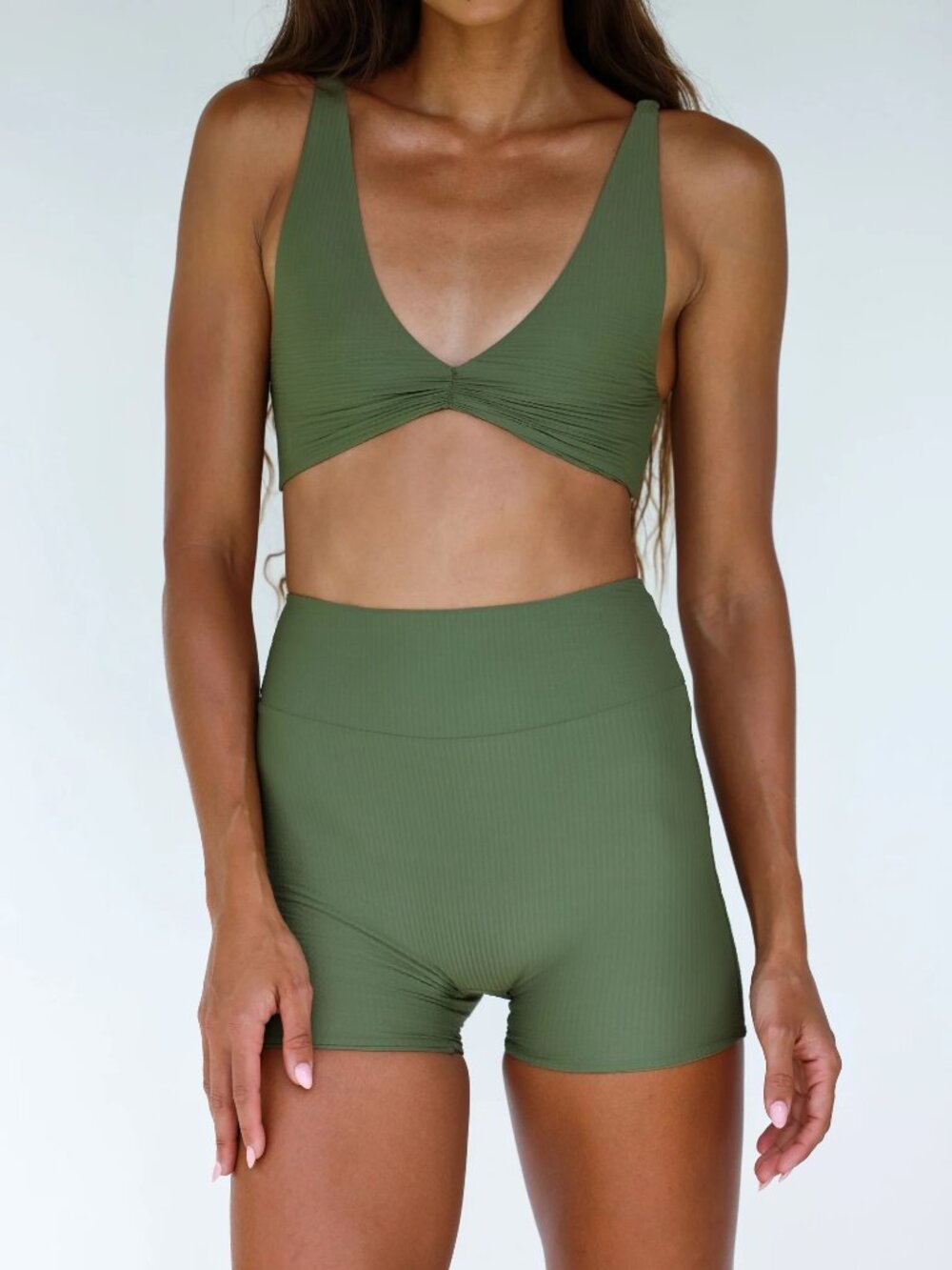 Strait The Label Roam Bamboo Waffle Shorts - NWT